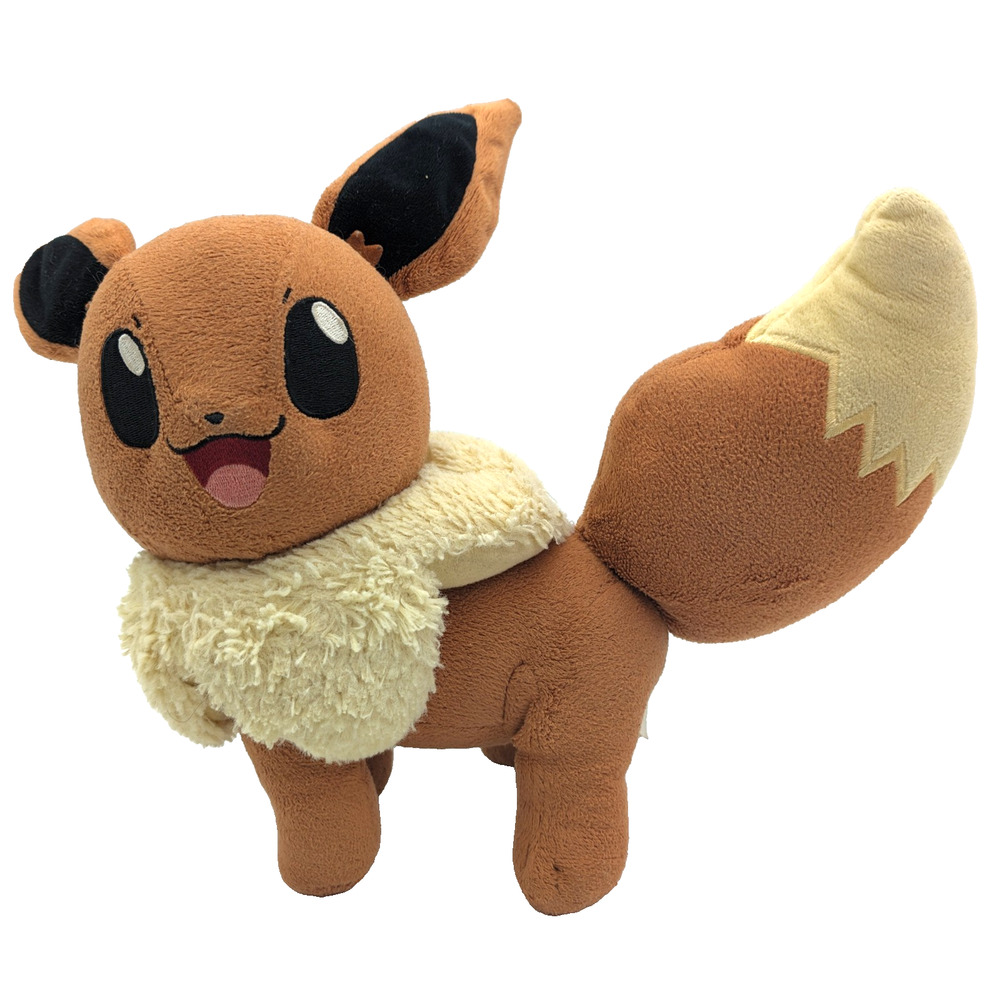 2017 Tomy Pokemon Eevee 9 Inch Plush Stuffed Animal Figure Toy Nintendo Soft
